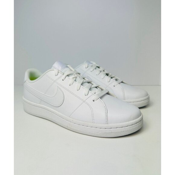 9 Women's Nike Court Royal 2 Next Nature 'Triple White' DH3159-100 - Picture 3 of 9